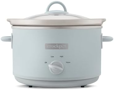 Crock-Pot 4.5 Quart Manual Slow Cooker – Macaroon Blue (Core 10 Extra)