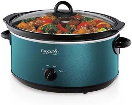 Crock-Pot 7 Quart Manual Slow Cooker – Turquoise (Classic 77)