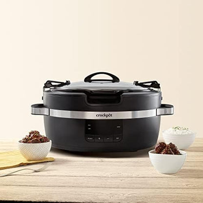 Crock-Pot Thermoshield 6 Quart Slow Cooker with Carry Handles (Fresh 75)