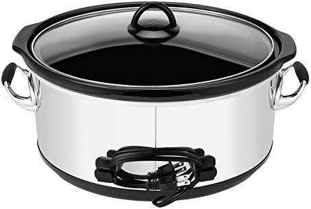 Crock-Pot 7 Quart Programmable Slow Cooker – Polished Platinum (Kitchen 63)