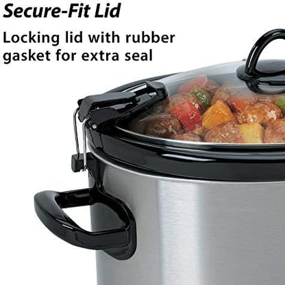 Crock-Pot Cook & Carry 6 Quart Portable Slow Cooker (Bright 75)