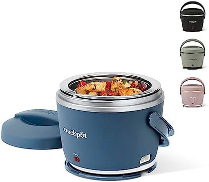 Crock-Pot Electric Lunch Box Food Warmer 20oz – Faded Blue (New 35)