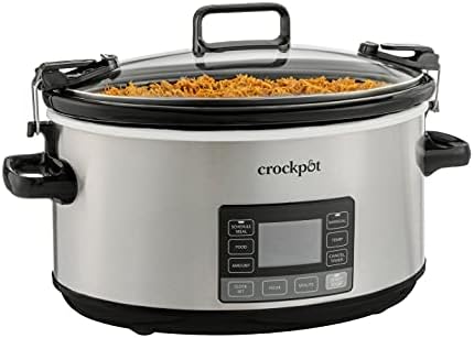 Crock-Pot 7 Quart Portable Programmable Slow Cooker with Timer (Fresh 96)