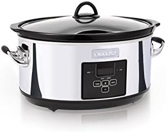 Crock-Pot 7 Quart Programmable Slow Cooker – Polished Platinum (Kitchen 63)