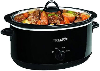 Crock-Pot 8 Quart Manual Slow Cooker – Black (Select 11)