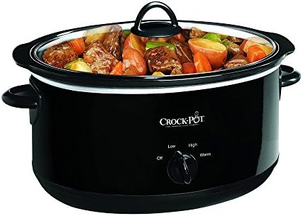 Crock-Pot 8 Quart Manual Slow Cooker – Black (Select 11)