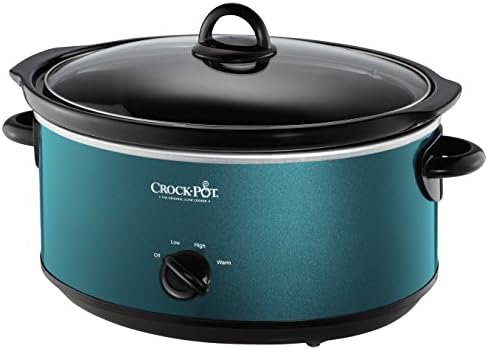 Crock-Pot 7 Quart Manual Slow Cooker – Turquoise (Classic 77)