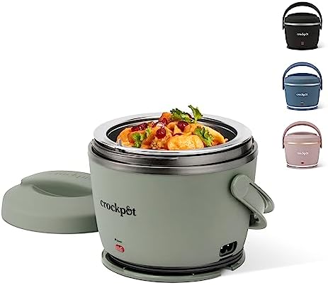 Crock-Pot Portable Electric Lunch Box Food Warmer – Green (Core 80)