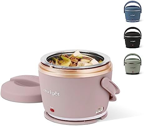 Crock-Pot Electric Lunch Box Food Warmer 20oz – Blush Pink (Fresh 67)