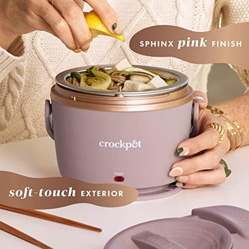 Crock-Pot Electric Lunch Box Food Warmer 20oz – Blush Pink (Fresh 67)