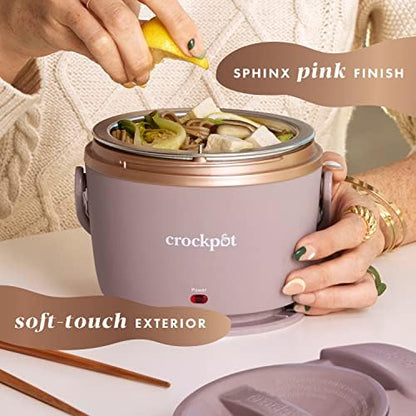 Crock-Pot Electric Lunch Box Food Warmer 20oz – Blush Pink (Fresh 67)