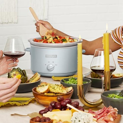 Crock-Pot 4.5 Quart Manual Slow Cooker – Macaroon Blue (Core 10 Extra)