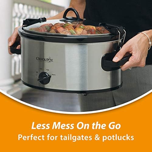Crock-Pot Cook & Carry 6 Quart Portable Slow Cooker (Bright 75)