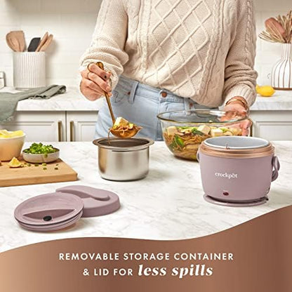 Crock-Pot Electric Lunch Box Food Warmer 20oz – Blush Pink (Fresh 67)