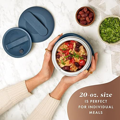 Crock-Pot Electric Lunch Box Food Warmer 20oz – Faded Blue (New 35)