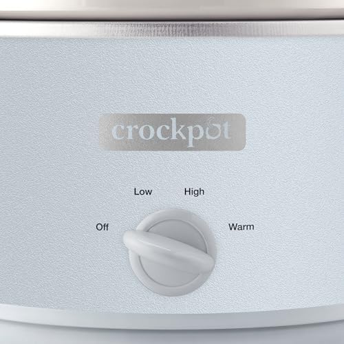 Crock-Pot 4.5 Quart Manual Slow Cooker – Macaroon Blue (Classic 21)
