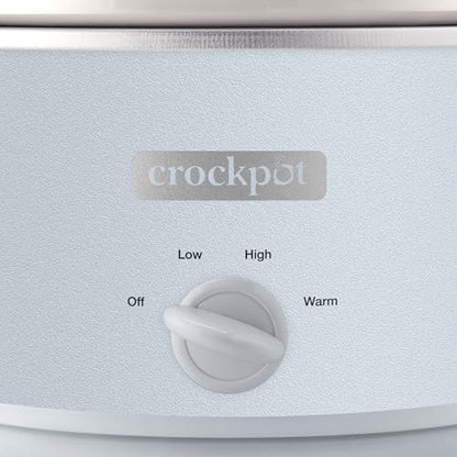 Crock-Pot 4.5 Quart Manual Slow Cooker – Macaroon Blue (Classic 21)