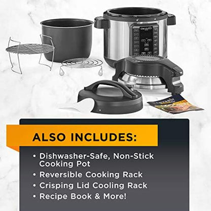Crock-Pot Express Crisp 8 Quart 10-in-1 Pressure Cooker (Core 74)