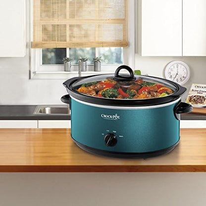 Crock-Pot 7 Quart Manual Slow Cooker – Turquoise (Classic 77)