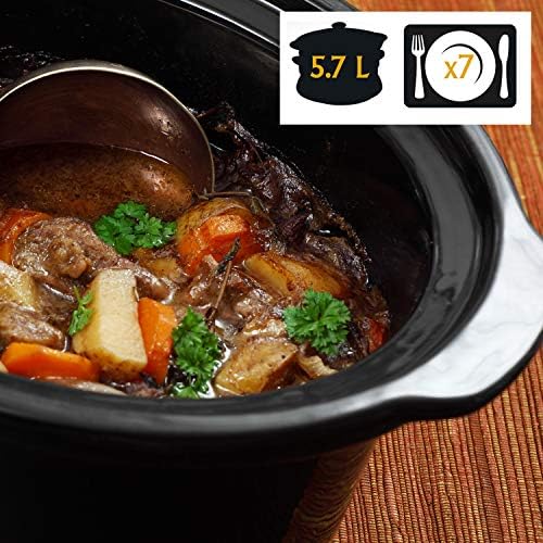 Crock-Pot Cook & Carry 6 Quart Portable Slow Cooker (Bright 75)