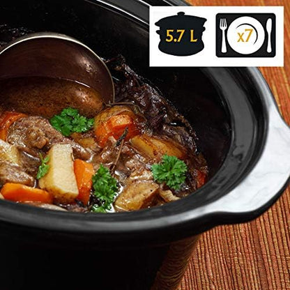 Crock-Pot Cook & Carry 6 Quart Portable Slow Cooker (Bright 75)