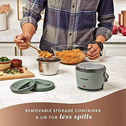 Crock-Pot Portable Electric Lunch Box Food Warmer – Green (Core 80)
