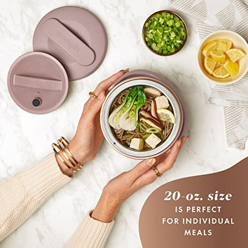 Crock-Pot Electric Lunch Box Food Warmer 20oz – Blush Pink (Fresh 67)