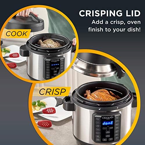 Crock-Pot Express Crisp 8 Quart 10-in-1 Pressure Cooker (Core 74)