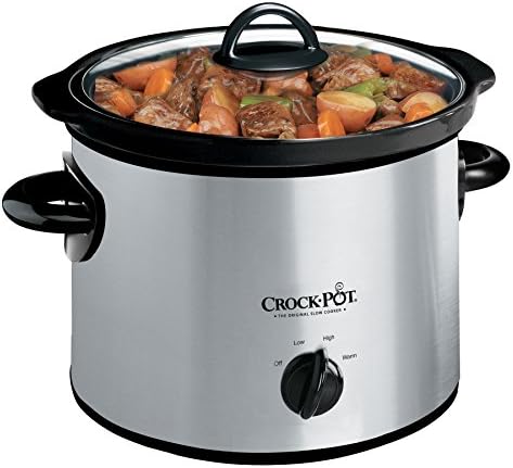 Crock-Pot 3 Quart Manual Slow Cooker – Silver (Fresh 45)