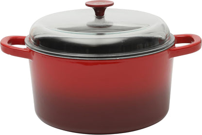 Crock-Pot 3 Quart Enameled Cast Iron Dutch Oven – Aqua (Daily 58)