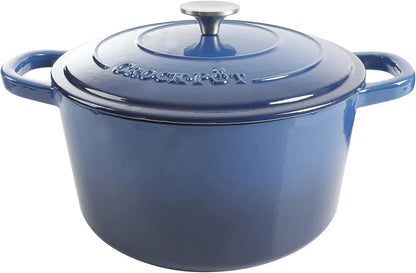 Crock-Pot 3 Quart Enameled Cast Iron Dutch Oven – Aqua (Daily 58)