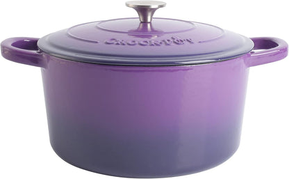 Crock-Pot 3 Quart Enameled Cast Iron Dutch Oven – Aqua (Daily 58)