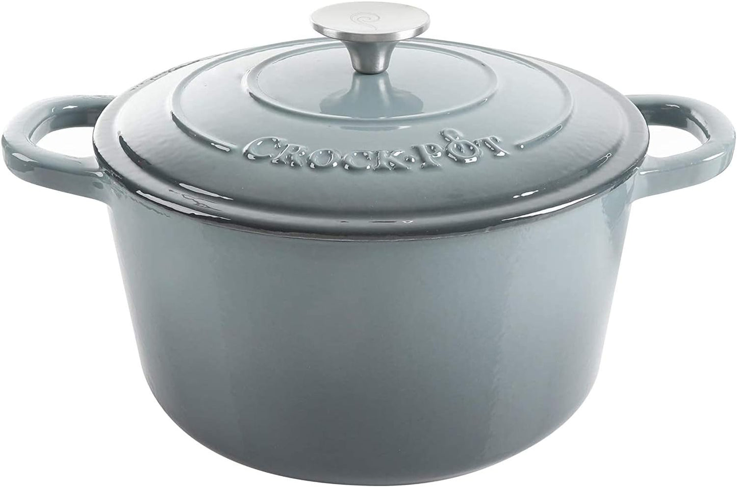 Crock-Pot 3 Quart Enameled Cast Iron Dutch Oven – Aqua (Daily 58)