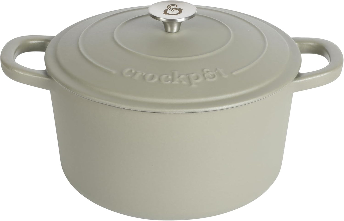 Crock-Pot 3 Quart Enameled Cast Iron Dutch Oven – Aqua (Prime 15 Extra)
