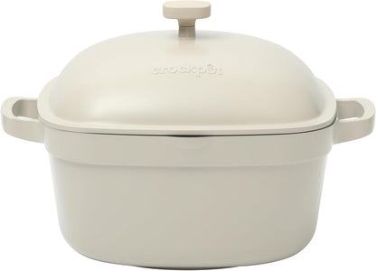 Crock-Pot 3 Quart Enameled Cast Iron Dutch Oven – Aqua (Daily 58)