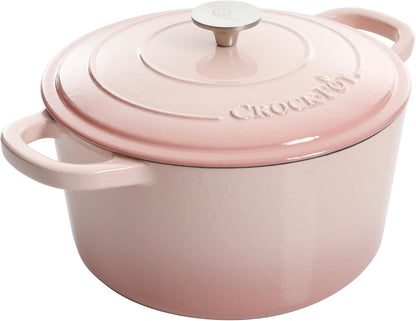 Crock-Pot 3 Quart Enameled Cast Iron Dutch Oven – Aqua (Daily 58)