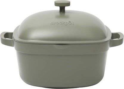 Crock-Pot 3 Quart Enameled Cast Iron Dutch Oven – Aqua (Daily 58)