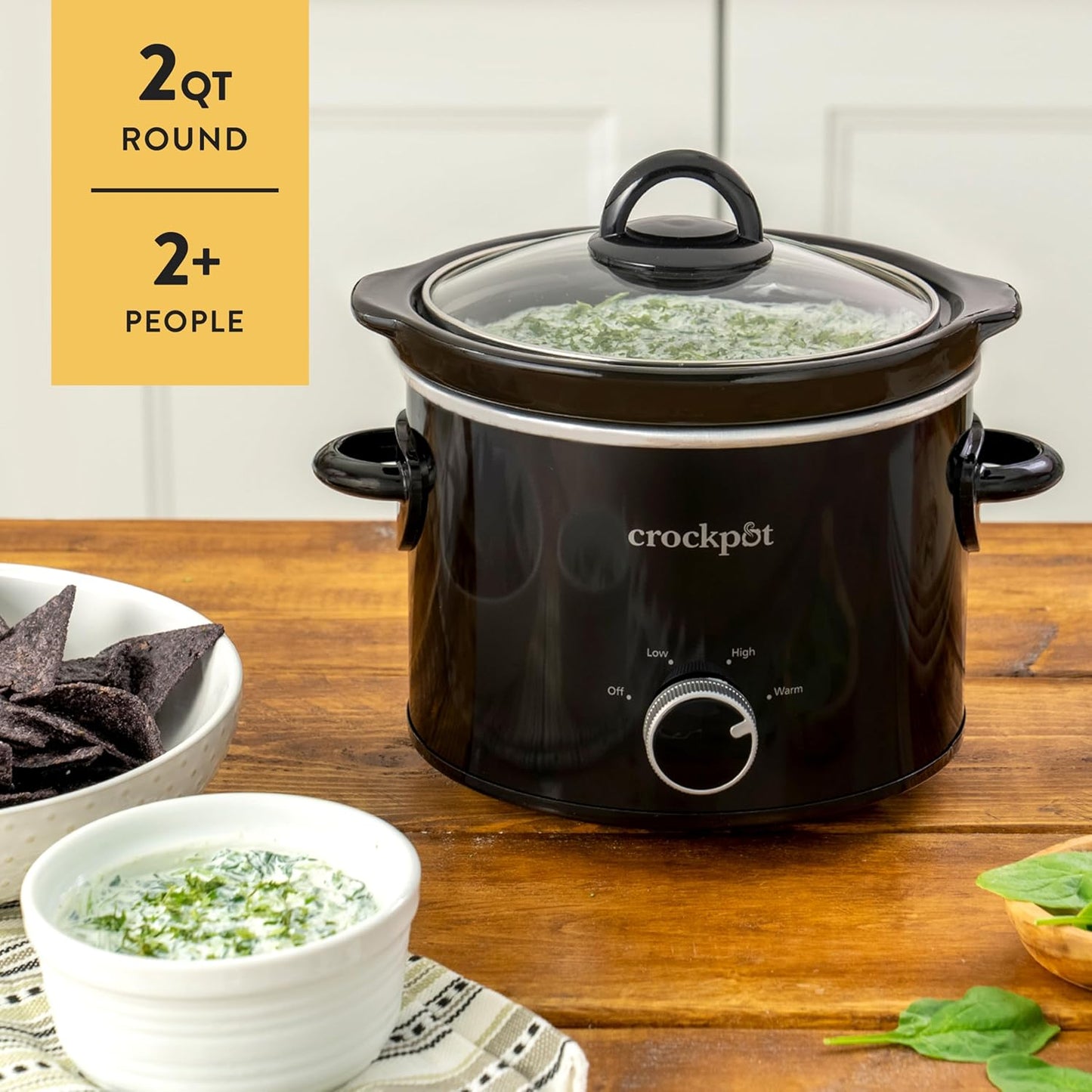 Crock-Pot 2 Quart Mini Slow Cooker – Classic Compact Cooker (Daily 23)